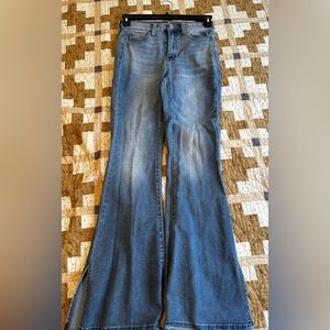 High rise flare jeans